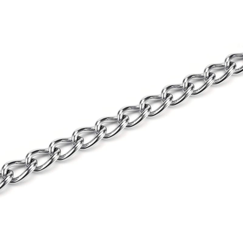 Mogoko Stainless Steel Dog Choke Chain Collar, Puppy Metal P Chain Slip Collar Pet Training Walking Choker(3.5mm;22.0 Inch) - Image 4